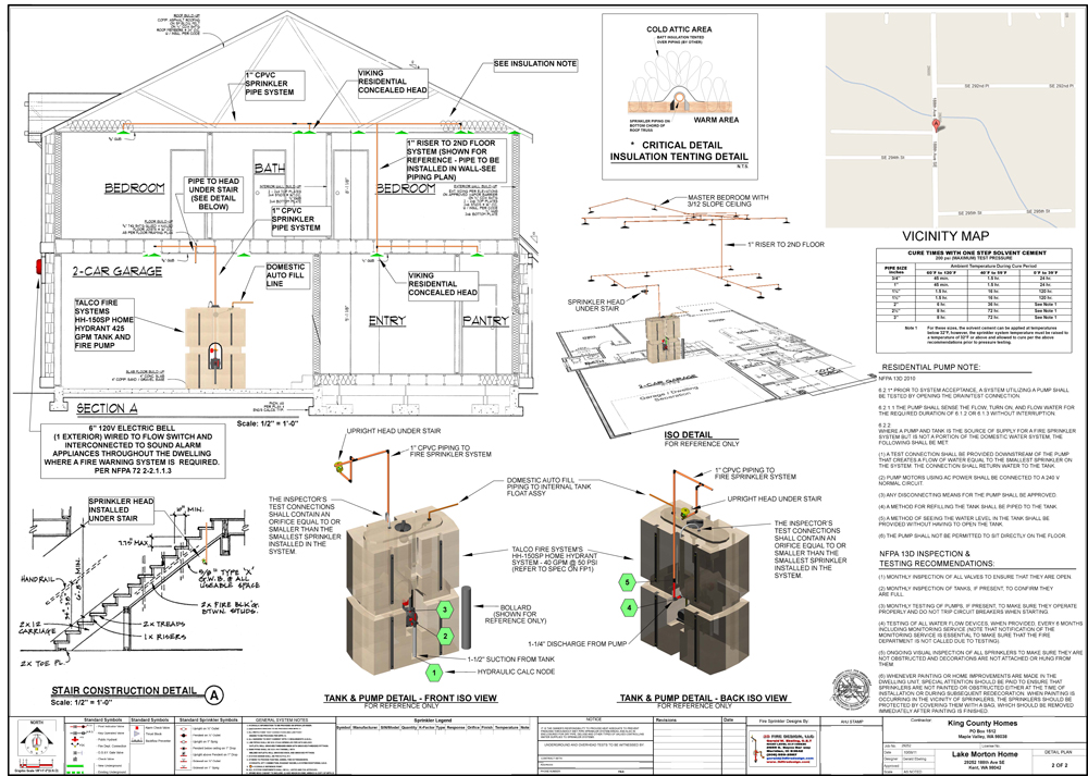 Services 3D  Fire Design  Fire Sprinkler Design  